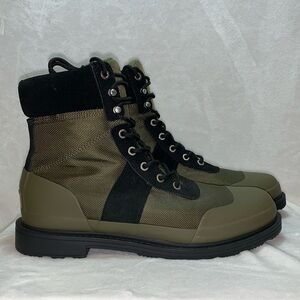 Hunter Original Insulated Commando Army Green/Black men’s size 10 *NEW*